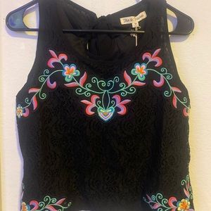 Hot And Delicious Black tank